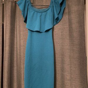 Off-the-shoulder Bodycon Midi Dress